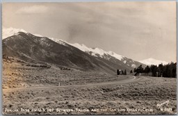 Postcard RPPC Poncha Pass Colorado Salida & San Luis Valley on US 187 Sanborn