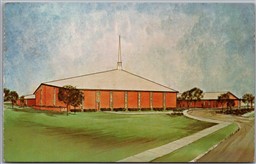 Postcard Lubbock Texas c1977 Bacon Heights Baptist Church H. F. Scott Pastor