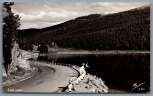 Postcard RPPC c1940s Echo Lake CO Looking Towards Echo Lake Lodge Sanborn Photo