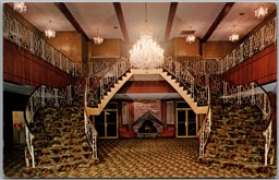 Postcard North Vancouver British Columbia The Coach House Motor Inn Interior