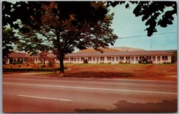 Postcard Burlington Ontario c1960s Park Lane Motel Plains Rd Hwy 2 Halton Region