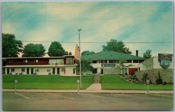 Postcard Port Dover Ontario Erie Beach Motor Hotel Hwy 6 Norfolk County B