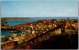 Postcard Parry Sound Ontario c1969 CPR Bridge & Harbour Greeings from Gordon Bay