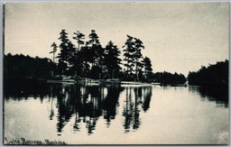 Postcard Lake Rosseau Muskoka Ontario c1910s Scenic View by Jas. Thomson *as is*