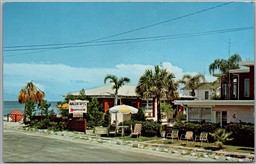Postcard Clearwater Beach Florida c1970 Avalon By The Sea Apartments