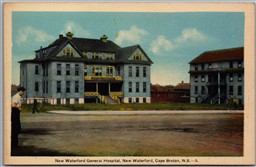 Postcard Cape Breton Nova Scotia New Waterford General Hospital