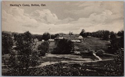 Postcard Bolton Ontario c1910s Hasting's Camp Lodge Peel Region by Rumsey