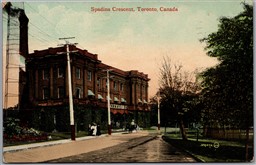 Postcard Toronto Ontario c1909 Spadina Crescent The City Dairy Building 104475