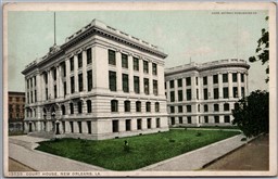 Postcard New Orleans Louisiana c1910s Court House Detroit Publishing