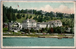 Postcard Mackinac Island Michigan c1920s The Island House Detroit Publishing