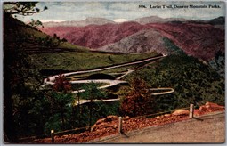 Postcard Denver Colorado c1910s Lariat Trail Mountain Parks Scenic View