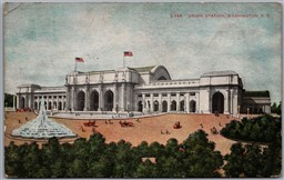 Postcard Washington DC c1908 Union Station *as is*
