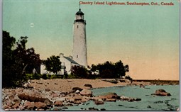 Postcard Southampton Ontario c1910s Chantry Island Lighthouse Bruce County