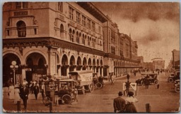 Postcard Venice California Windward Ave. Showing St. Marks Hotel