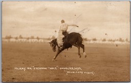 Postcard RPPC Douglas Wyoming Mc.Kay on Jackson Hole by Doubleday Photo