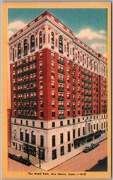 Postcard New Haven Connecticut The Hotel Taft