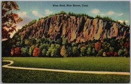 Postcard New Haven Connecticut West Rock Scenic View