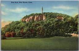 Postcard New Haven Connecticut East Rock Scenic View