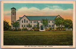 Postcard Kingston Ontario c1930s New Arts Building