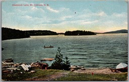 Postcard St. Andrews New Brunswick c1910s Chamcook Lake Scenic View