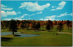 Postcard Kiamesha Lake New York Concord Hotel Golf Course View Sullivan Co.