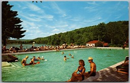 Postcard Livingston Manor New York c1980 Edgewood Inn Country Estate Scenic View