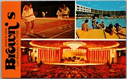 Postcard Loch Sheldrake New York Charles and Lillian Brown's Hotel Multi Views