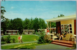 Postcard South Fallsburg New York Hotel Brickman Villas on the Green Sullivan Co