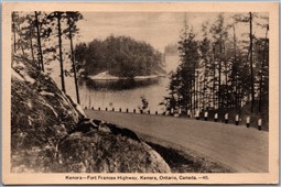 Postcard Kenora Ontario c1940 Fort Francis Highway Scenic View