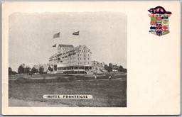 Postcard Thousand Islands Ontario c1910s Hotel Frontenac Heraldic Crest Beaver