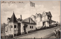 Postcard Juneau Alaska c1909 Office and Residence of Governor by Albertype