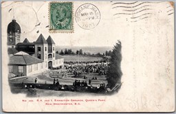 Postcard New Westminister BC c1907 R. A. and I. Exhibition Grounds Queen's Park