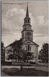 Postcard St. Andrews New Brunswick Greenock Church Charlotte County