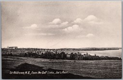Postcard St. Andrews New Brunswick Joe's Point from the Golf Links Charlotte Co.
