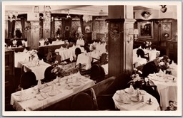 Postcard RPPC London England The Fry Theatreland's Famous Restaurant