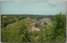 Postcard Paris Ontario Birds Eye View No. 2 Highway Brant County