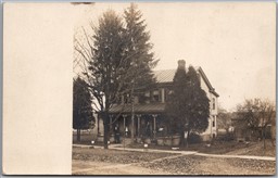 Postcard RPPC 1912 Postmarked Corsica Pennsylvania View of Home Jefferson County