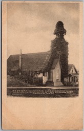 Postcard Tacoma Washington c1900s St. Peter's Church and Tower Albertype Kaufer