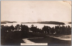 Postcard RPPC c1910s Kedgemakooge Lake Nova Scotia Scenic View