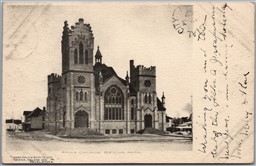 Postcard Regina Saskatchewan 1907 Knox Church Split Ring Crystal City RPO