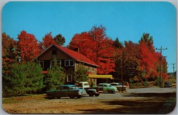 Postcard Inlet New York Chuck Landers Beaver Lodge & Cottages Seventh Lake