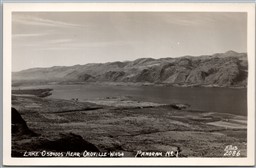 Postcard RPPC Oroville Washington Lake Osoyoos Scenic View Panorama #1 by Ellis