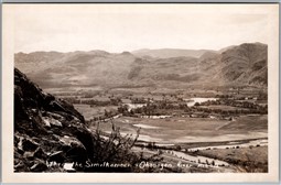 Postcard RPPC British Columbia Where The Similkameen and Okanogan River Meets
