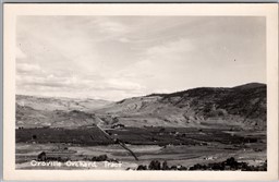 Postcard RPPC Oroville Washington Orchard Tract Scenic View Okanogan County