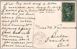 Postcard Thousand Islands Ontario The Devil's Oven Split Ring Cancel Ivanhoe ONT