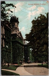 Postcard Toronto Ontario c1914 Normal School CDS Slogan Cancel CNE Peace Year
