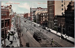 Postcard Winnipeg Manitoba Main Street Photo by William Notman