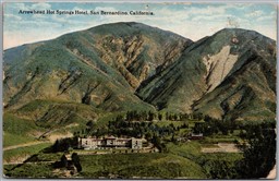Postcard San Bernardino California Arrowhead Hot Springs Julius Hecht