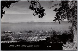 Postcard RPPC c1951 Bear Lake Utah near Logan Scenic View to Delia Alberta
