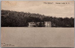 Postcard Oquaga Lake New York c1914 The Retlaw by Albertype Leslie E. Carl